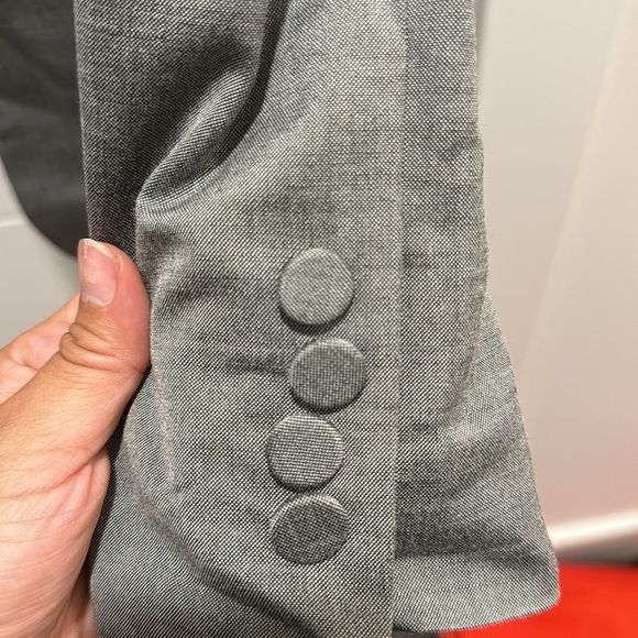 Alexander Wang Gray blazer. With black velvet back - Picture 4 of 8